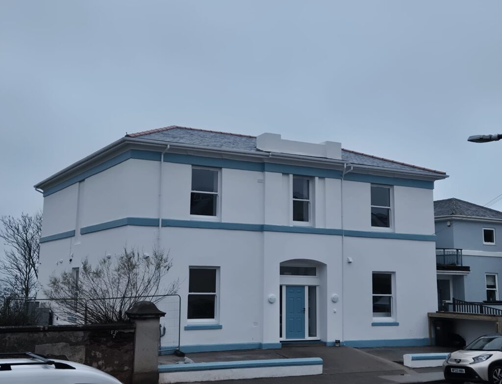 YMCA assisted living building in Paignton after refurbishment