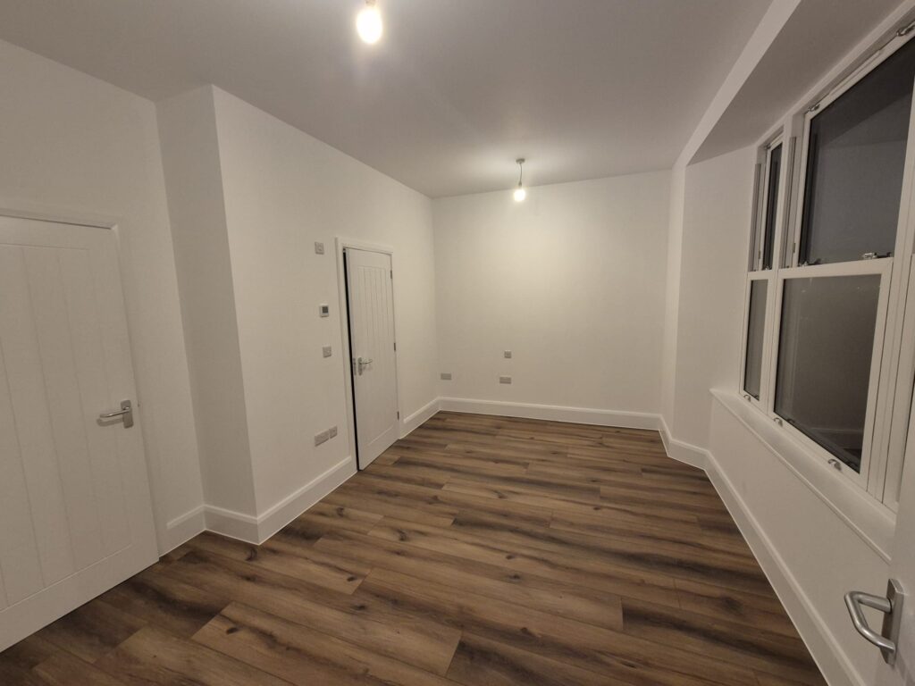 Finished interior of YMCA assisted living accommodation in Paignton